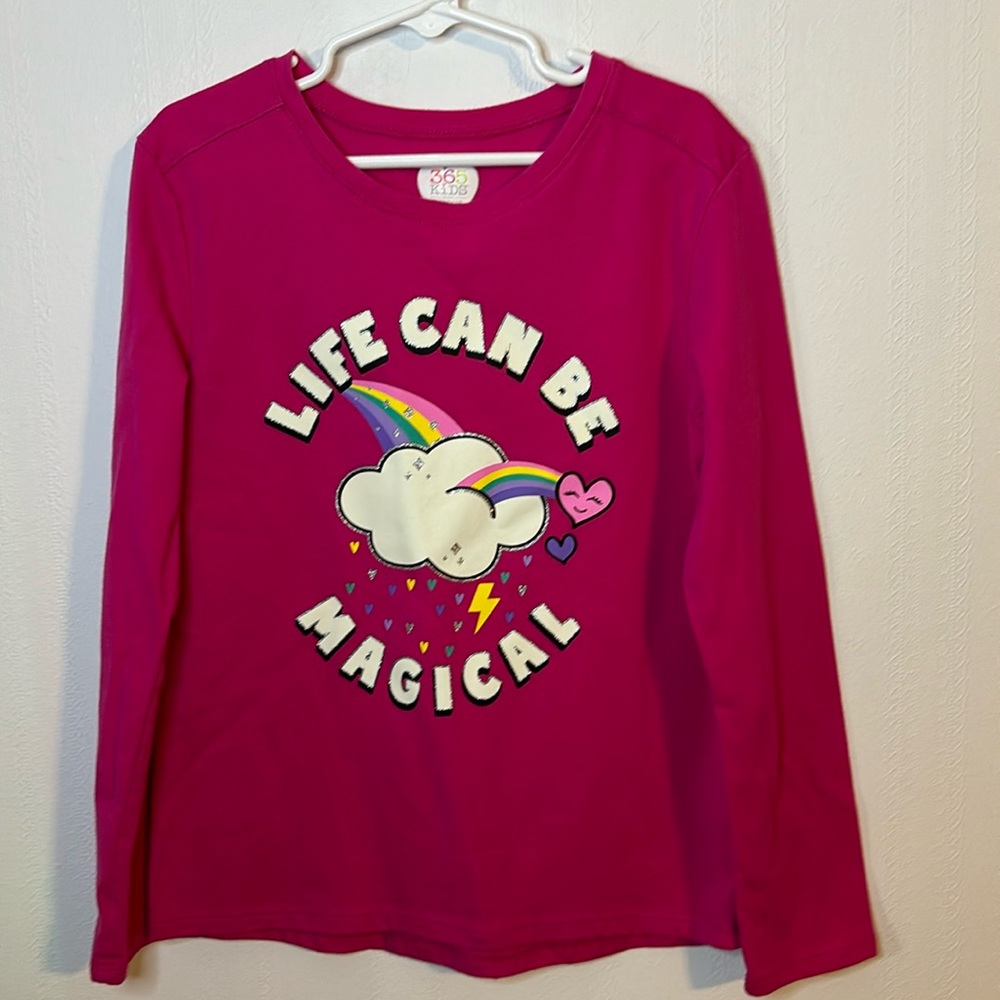 Girls size 8 long sleeve tee